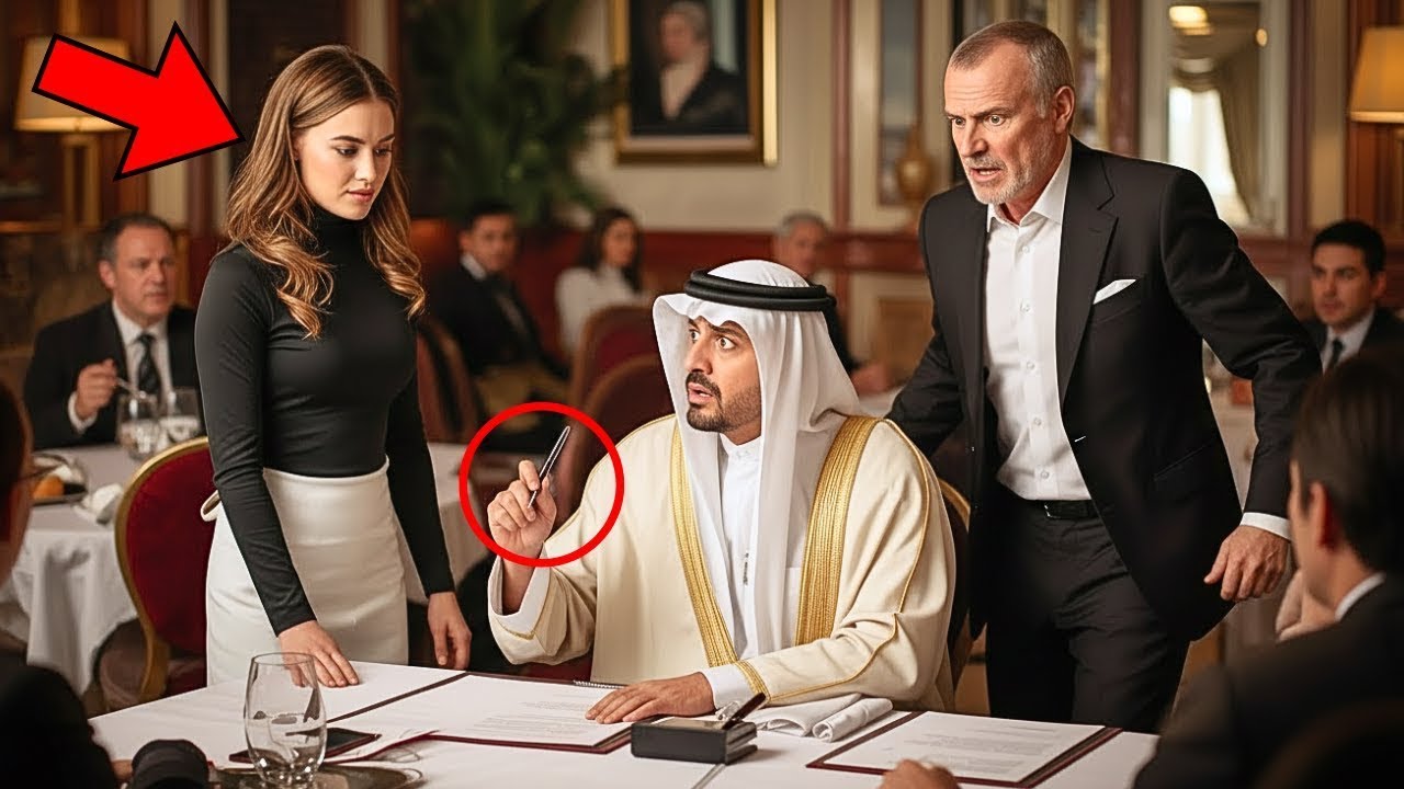 « C’est une arnaque » — la serveuse parle arabe parfait et sauve un cheikh de 200 M$