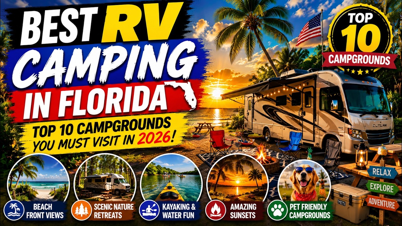 Top 10 BEST RV CAMPING DESTINATIONS in FLORIDA 2025