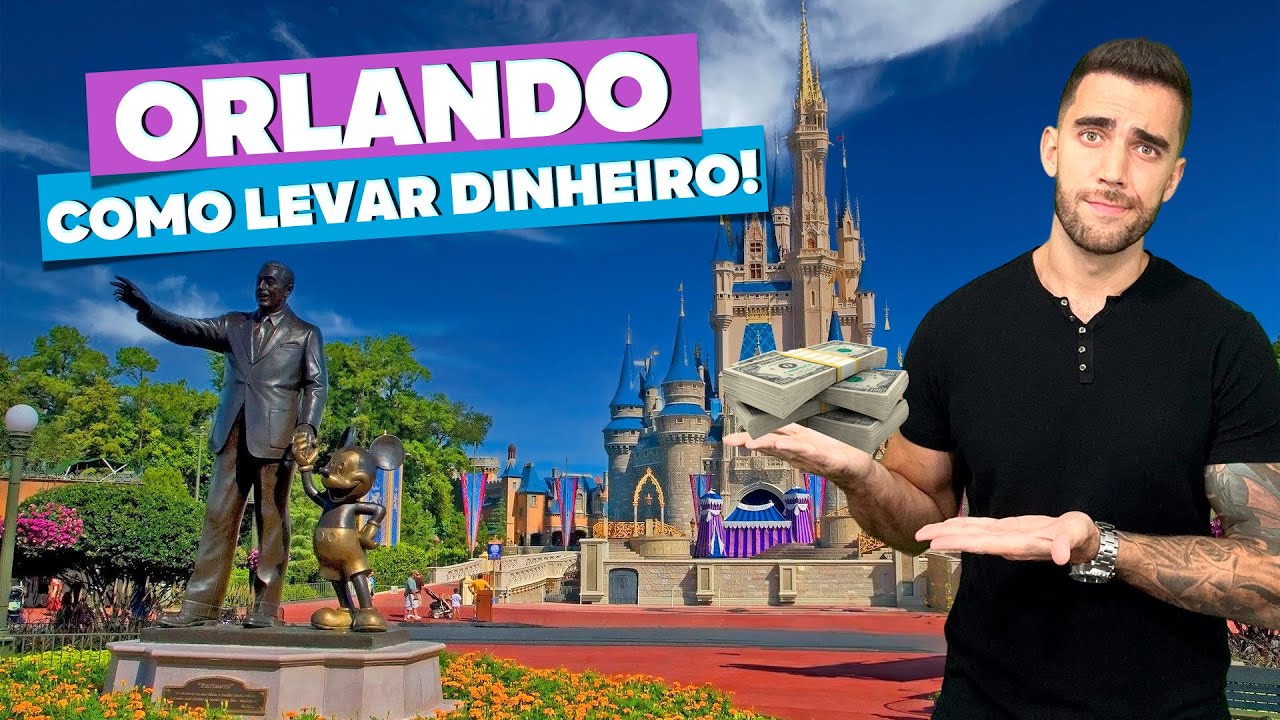 Quanto levar e como levar dinheiro a ORLANDO! Onde comprar dólar mais barato!