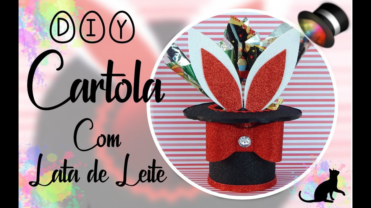 DIY PRESENTE DE PÁSCOA- Faça Você Mesmo- Reutilizando Lata de Leite Ninho