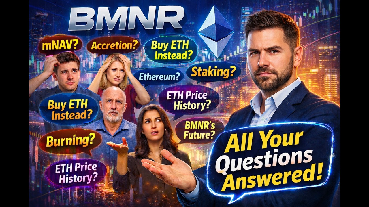 BMNR Stock Simplified | mNAV, Staking, Dilution, Risks & ETH Update