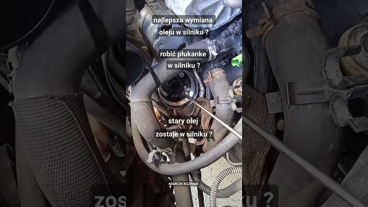 najlepsza wymiana oleju w silniku? #engine#turbo #diesel#oilchange#filter #transport