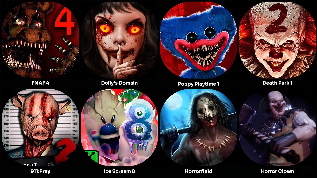 Scary Mobile Games Compilation - Jump Scares & Intense Gameplay