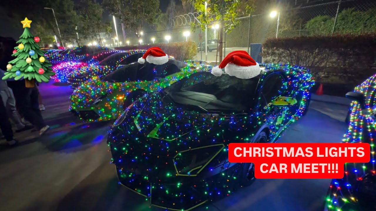 ALEX CHOI'S CHRISTMAS LIGHTS CAR MEET/TOY DRIVE🎄