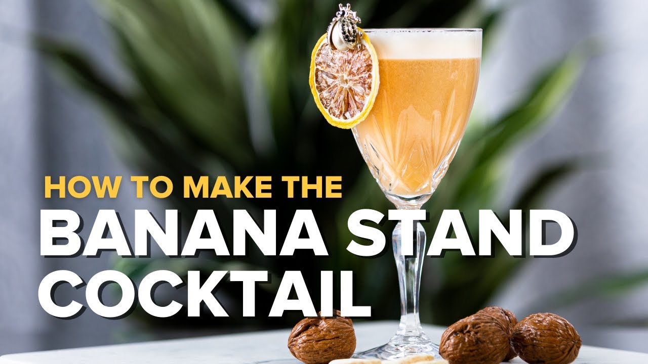 How to Make the Banana Stand 🍌 #whiskeydrinks