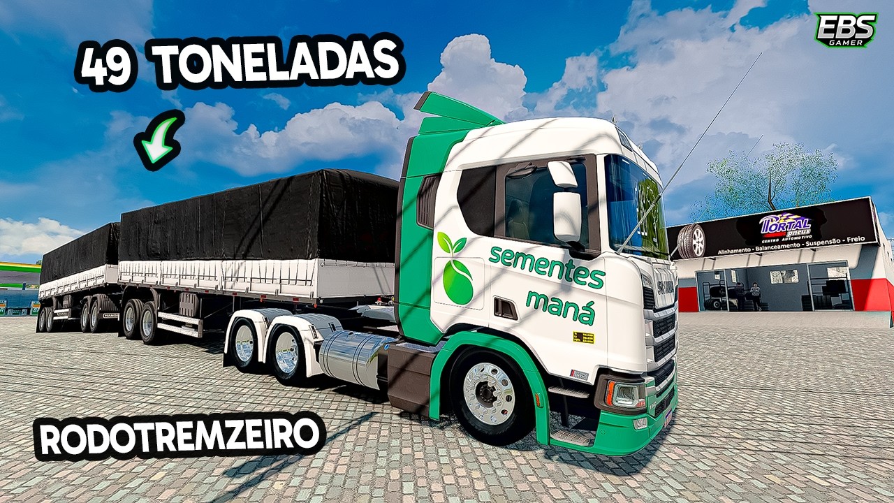 Série rodotremzeiro consegui um frete de volta ets 2 ets 2 1.58 parte 2