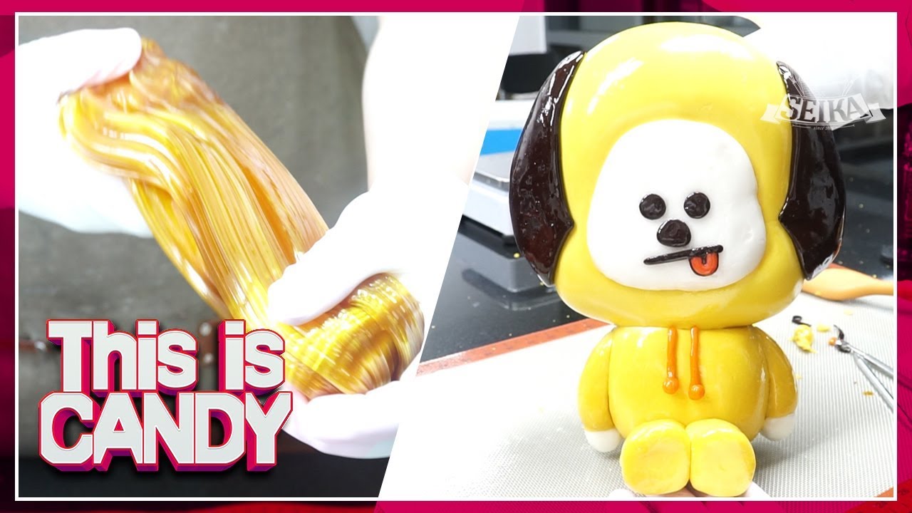 [설탕공예] 슈가슬라임으로 방탄소년단 지민의 BT21 '치미'피규어 만들기/BTS JIMIN 