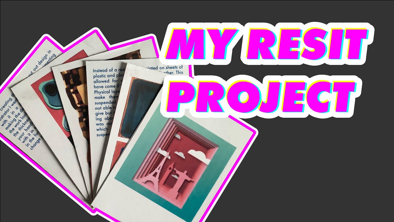 My resit project at the WdKA | graphic design