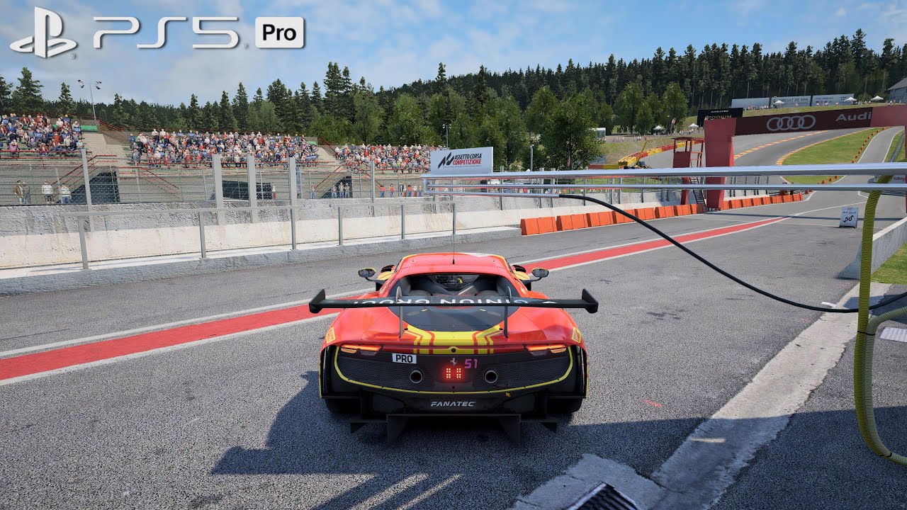 Assetto Corsa Competizione: Ferrari 296 GT3 'AF Corse - Circuit de Spa-Francorchamps [4K PS5Pro]
