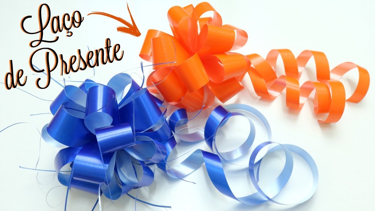COMO FAZER LAÇO PARA PRESENTE fácil e rápido