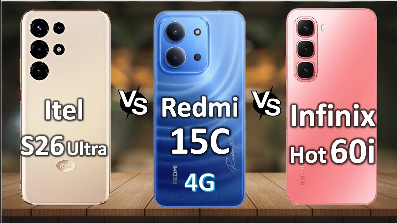 itel Super 26 Ultra vs Hot 60i vs Redmi 15C | Budget Kings Compared