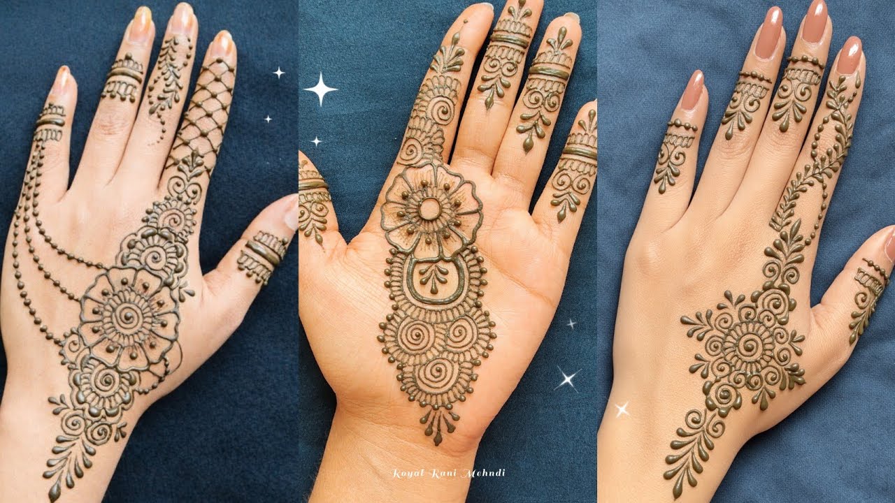 Very Beautiful Stylish Mehndi Design For Hands | Beautiful Letest Henna Design tutorial #hennadesign