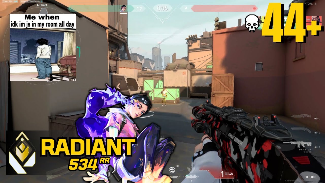 44 ELIMS! NO OVERTIME! ENVY CANEZERRA CLOVE RADIANT RANKED GAMEPLAY
