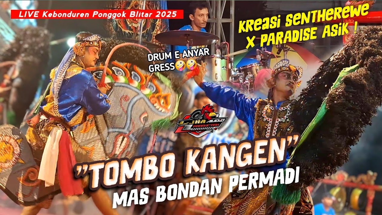 PARADISE x Jaranan Kreasi SENTHEREWE ‼️ Tari Perang Celeng ROGO SAMBOYO PUTRO Live Kebonduren