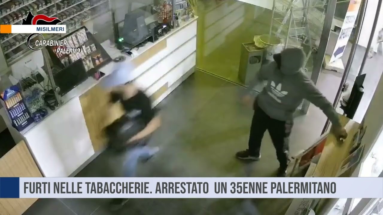 Misilmeri. Furti nelle tabaccherie. arrestato  un 35enne palermitano