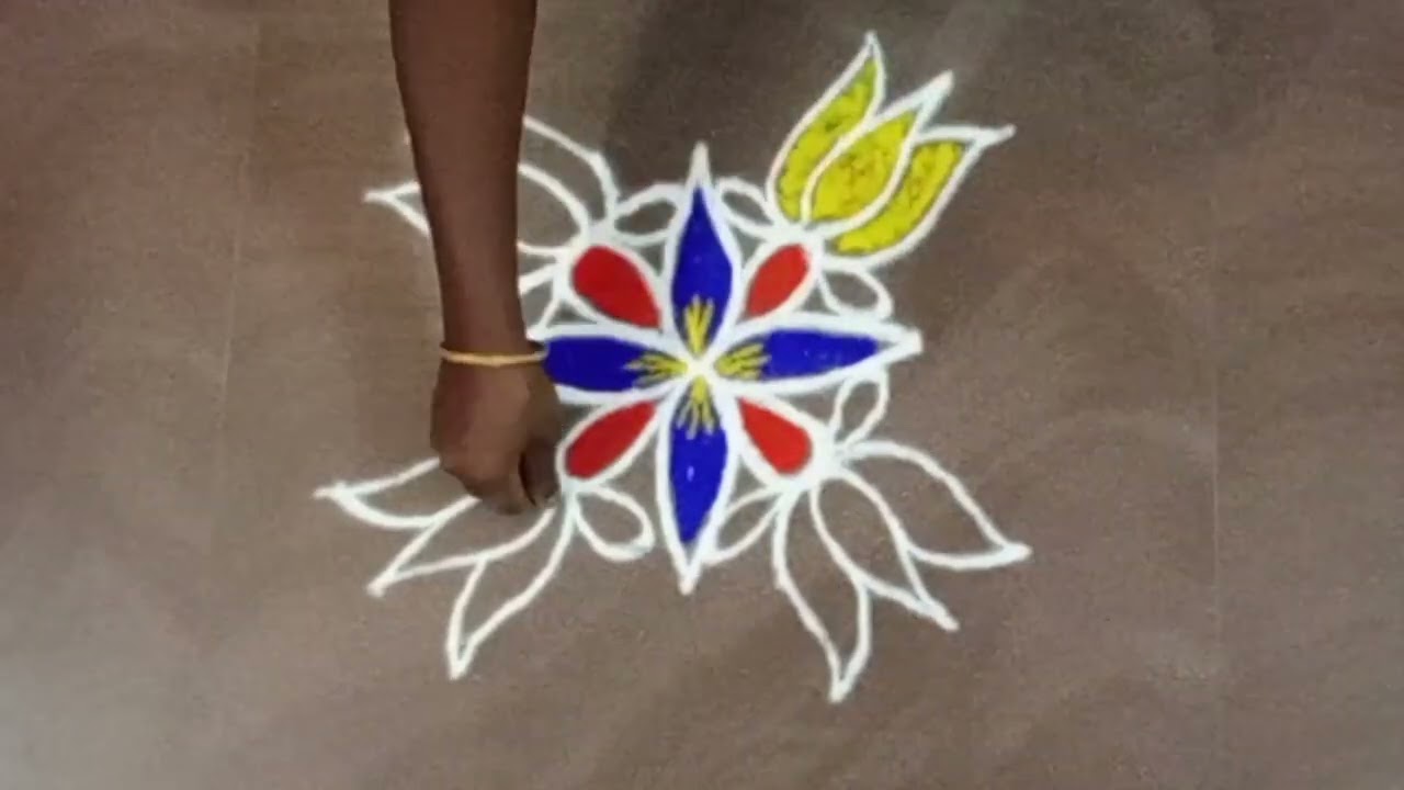 🌺, 5×1 kutty rangoli 🌺sumall kolam 🌺daily kolam 🌺🌺🌺