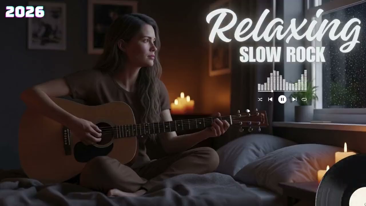 Slow Rock Instrumental – Soft Guitar Rock for Focus and Calm