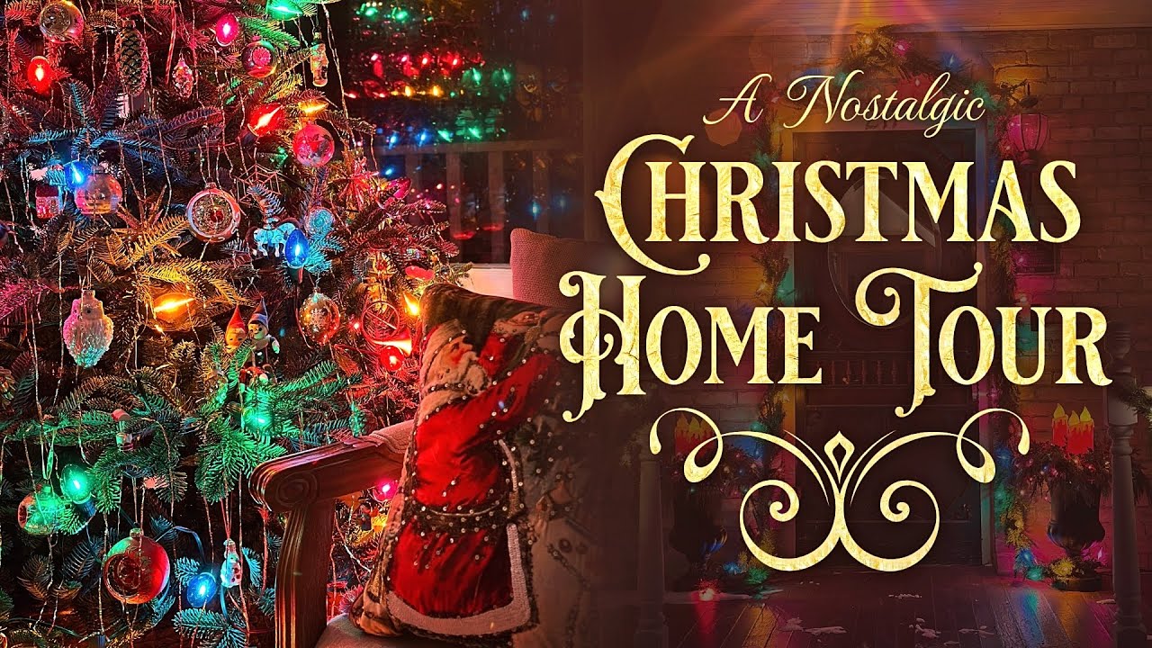 Cozy Nostalgic Christmas Home Tour Vlog 2025 🎄 Historic Victorian Home Decorated for the Holidays!