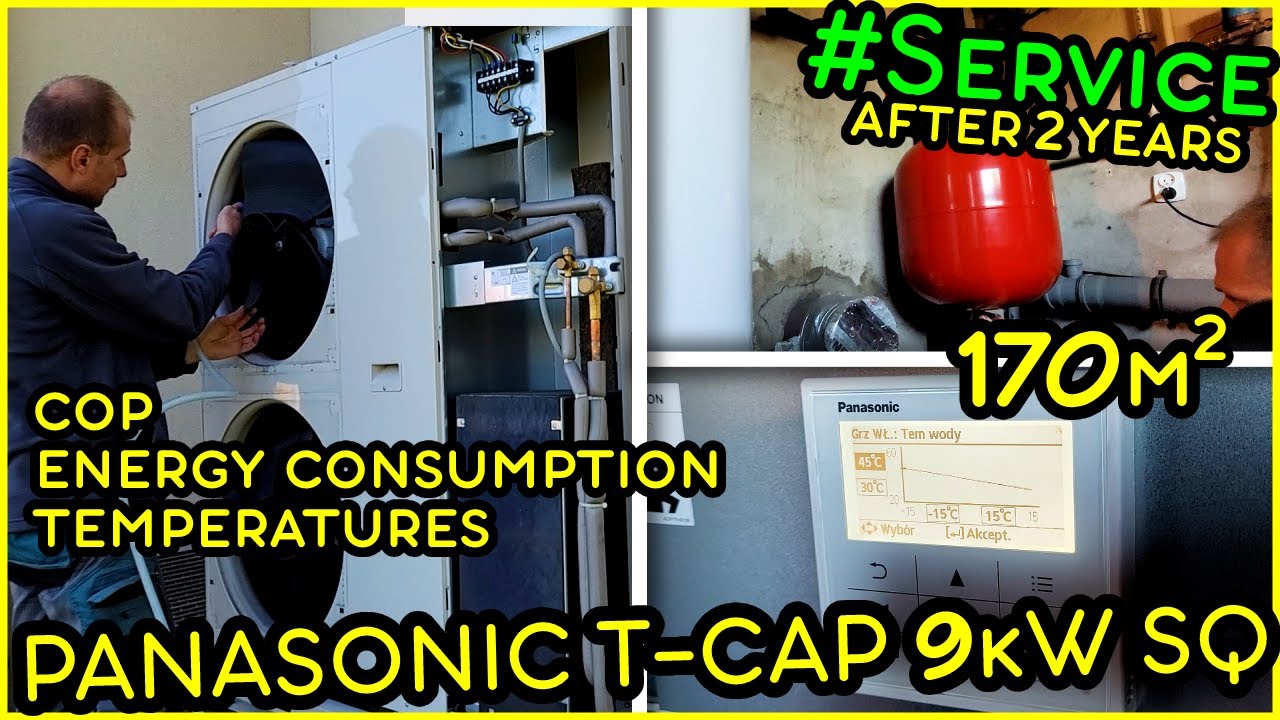Heat Pump PANASONIC T CAP 9kW super quiet - service / COP / energy consumption
