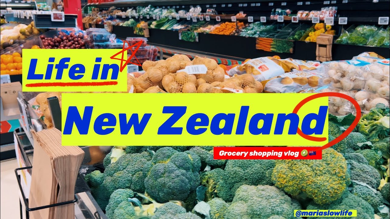 Grocery shopping in New Zealand 🛒