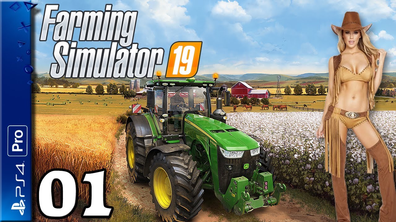Let's Play Farming Simulator 19 | PS4 Pro Console Gameplay Episode 1 (P+J)