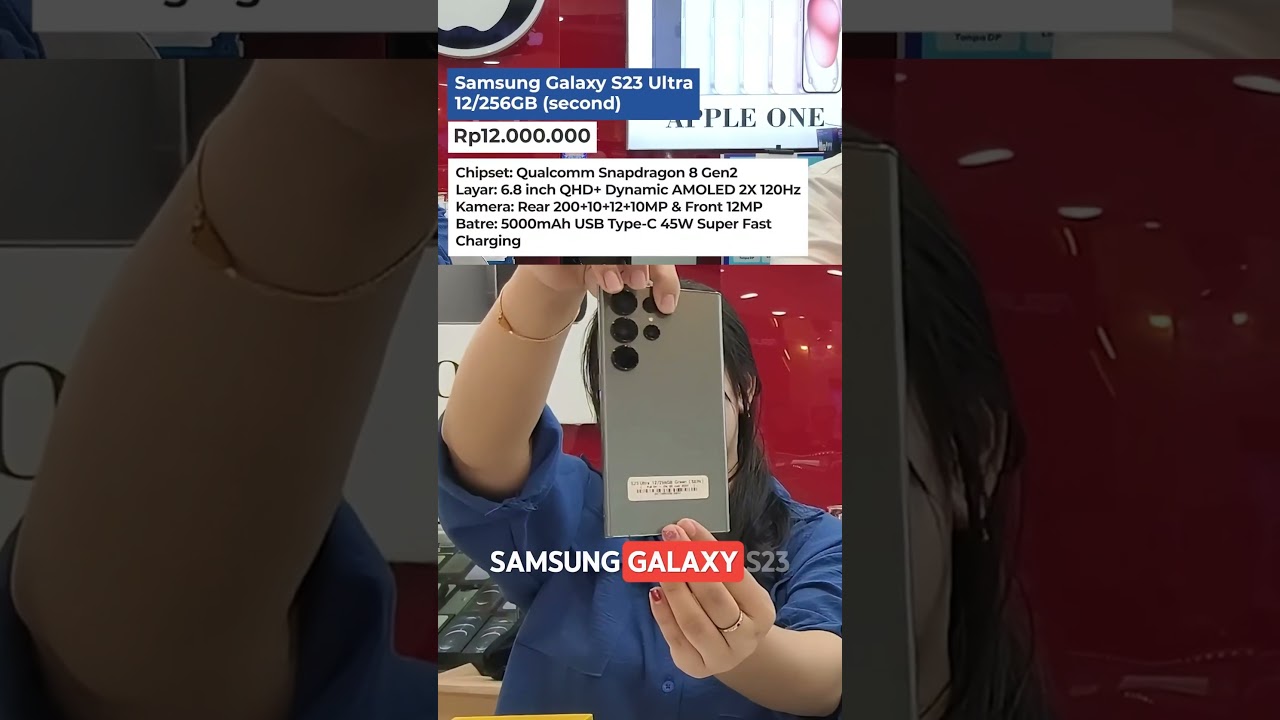 Samsung S23 Ultra Sekarang Cuma 12 Juta! #shorts #pricebook #marzoom #samsung #flagshipmurah