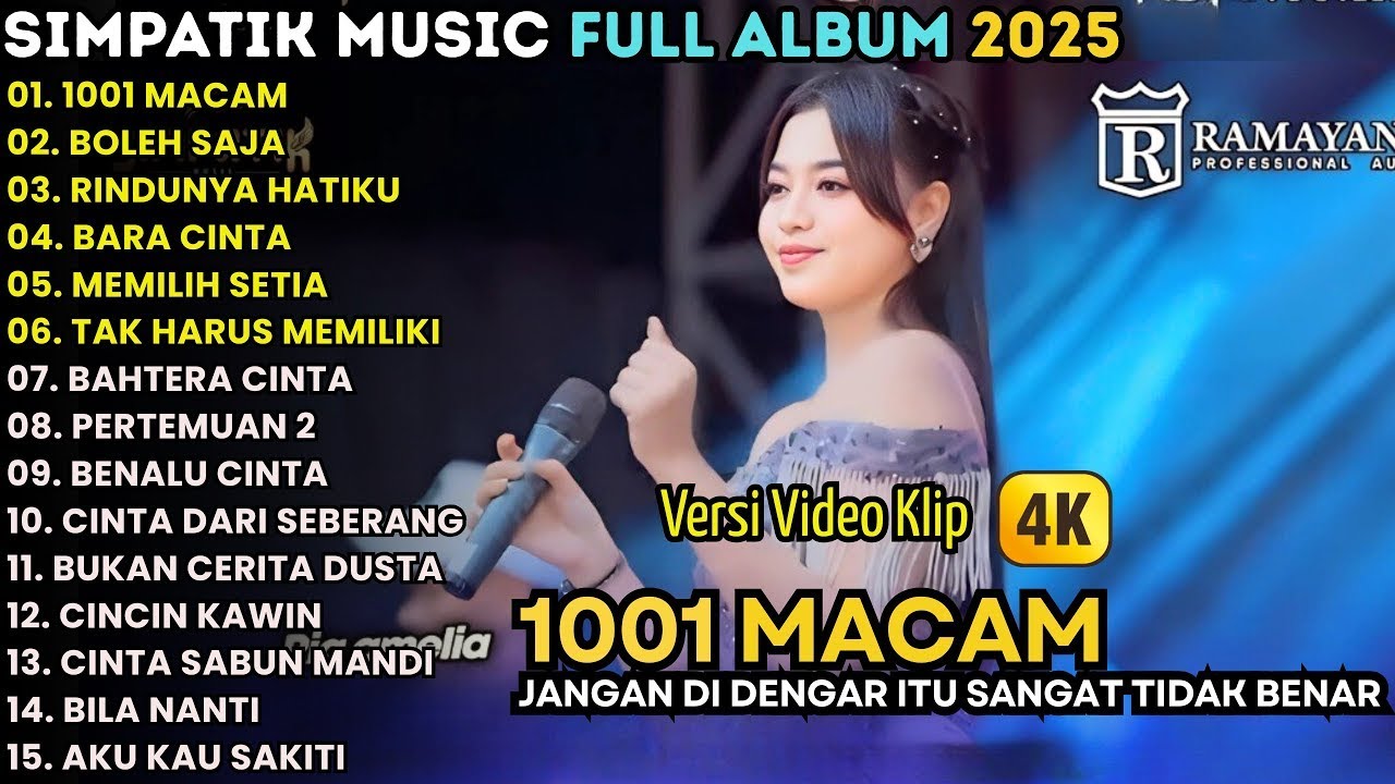 SIMPATIK MUSIC FULL ALBUM DANDUT POPULER TARBARU 2025 | 1001 MACAM - BOLEH SAJA
