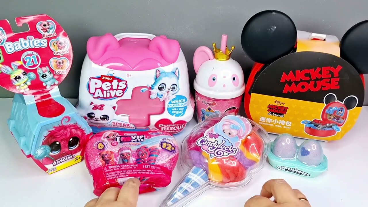 UNBOXING PURSE PETS, PRESENT PETS | SPIN MASTER TOYS | ZURU TOYS | ASMR