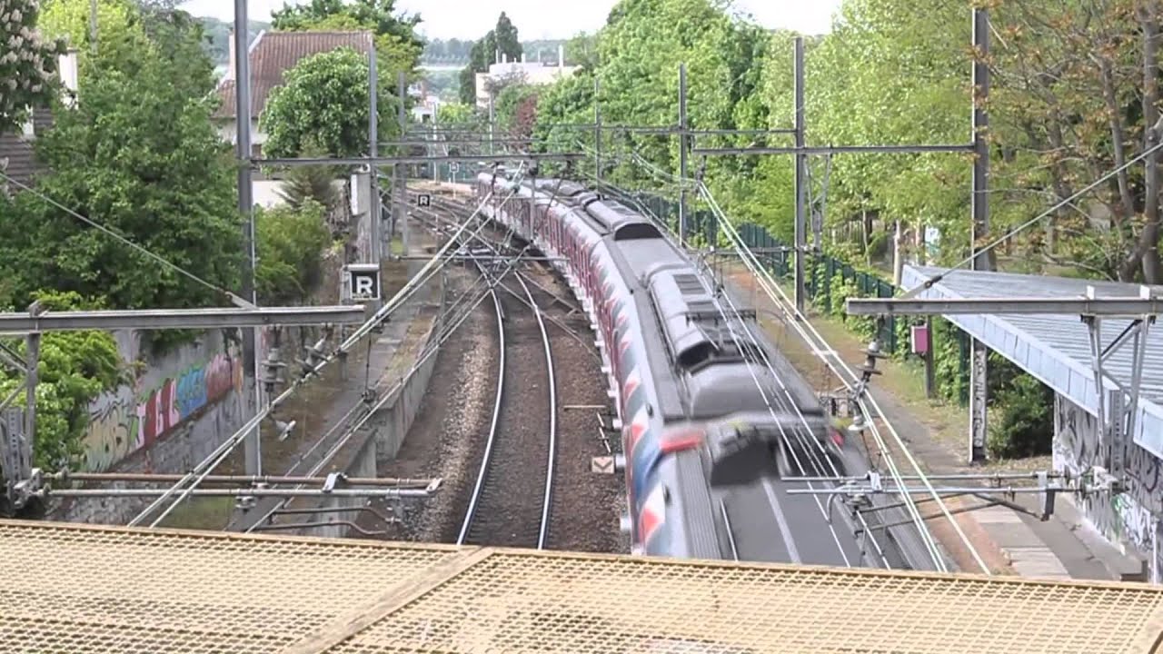 RER A - MS61 - MI09 - MI2N - MI84 entre Le Pecq / Vésinet (78) 2013