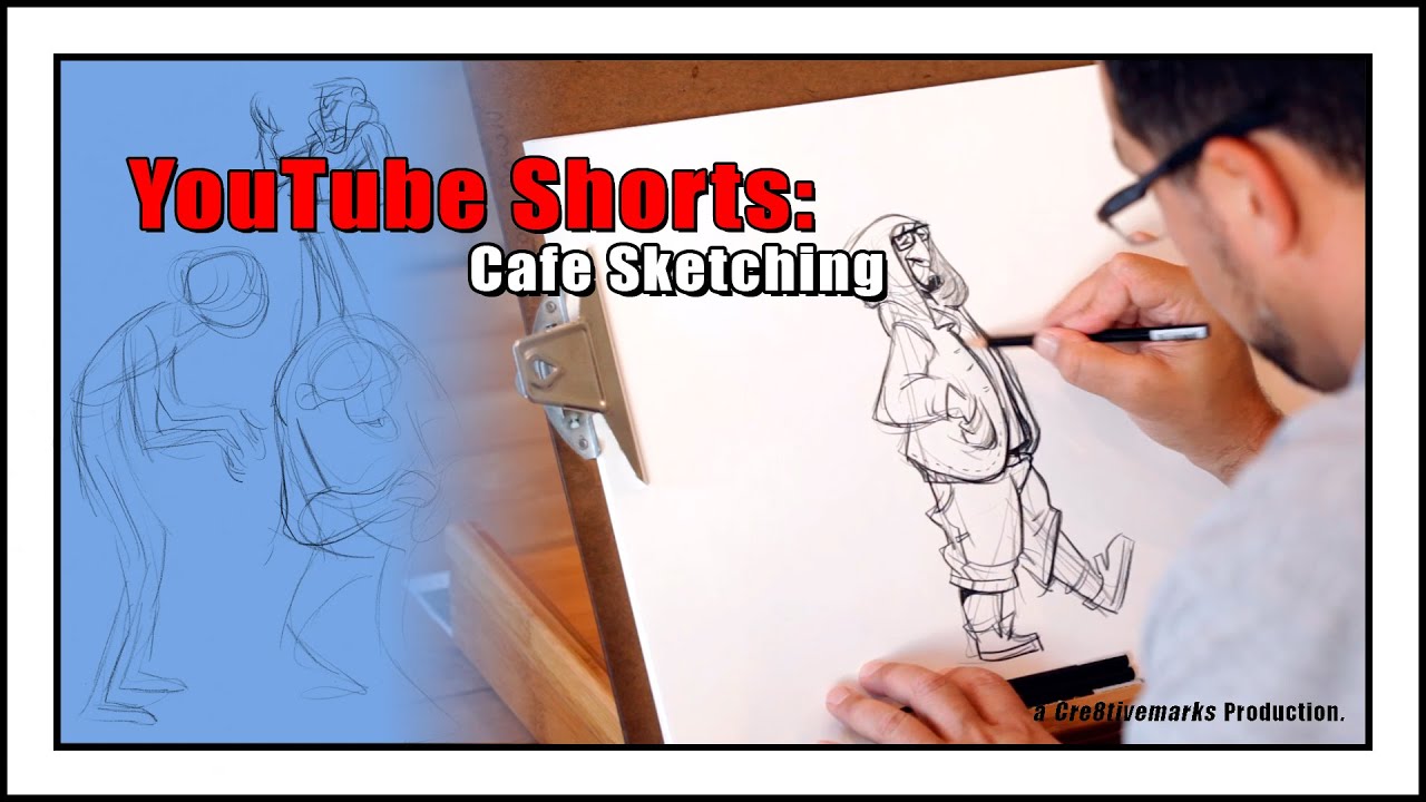 Cafe Sketches - Drawing Lesson with Cre8tiveMarks University - Learn To Draw
