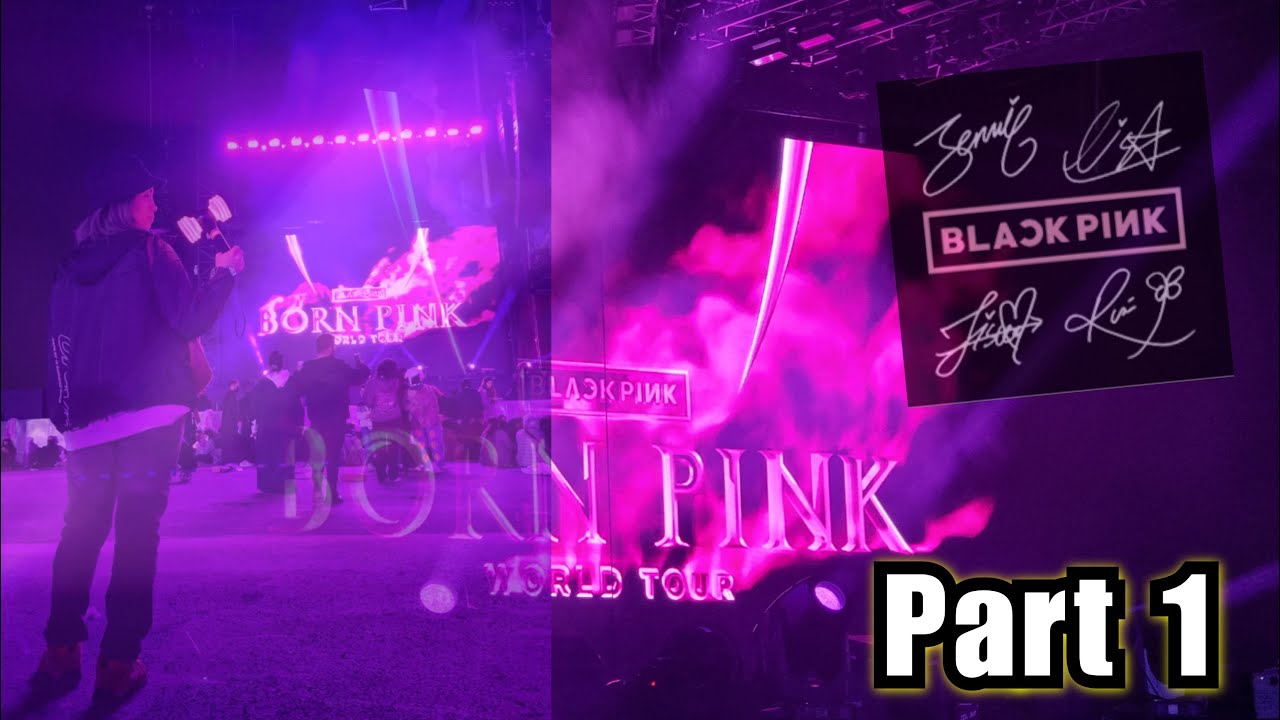 BLACKPINK CONCERT in Riyadh | BORN PINK  World Tour | My first ever concert | Part 1.
