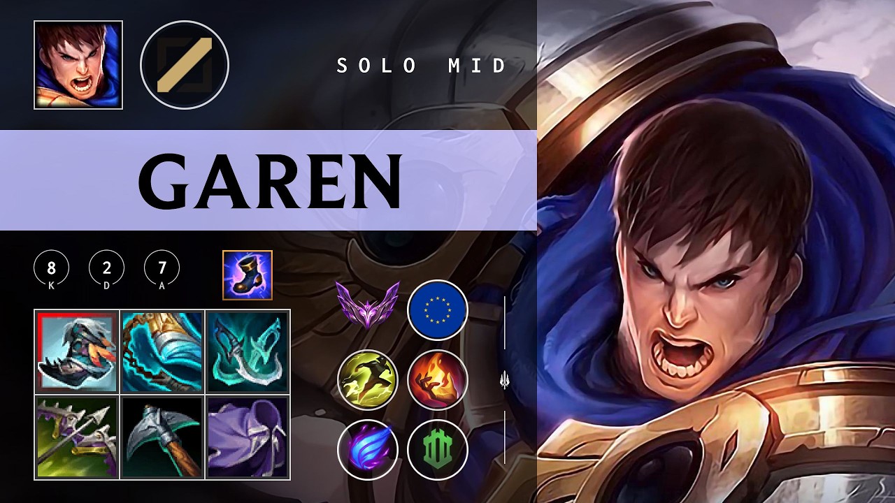 Garen Mid vs Taliyah - EUW Master Patch 26.05