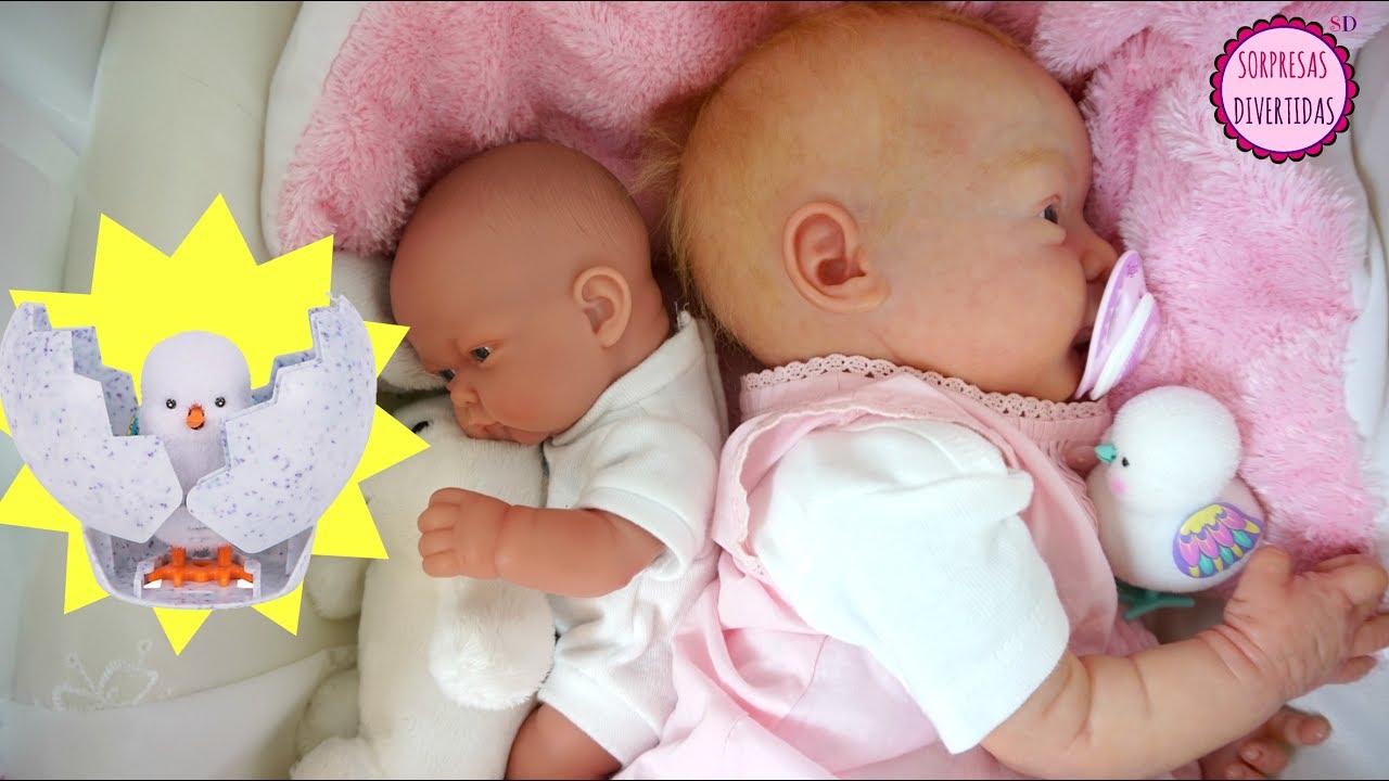 Huevo Sorpresa Pollito de juguete interactivo Little Live pets con bebes Lindea y Ben muñecas