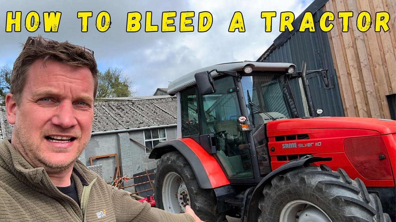 What to do if your tractor runs out of Diesel!