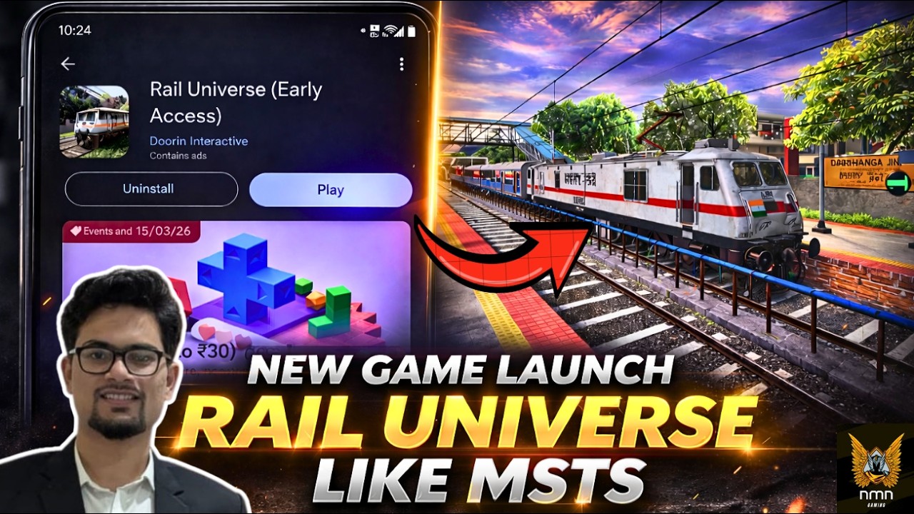 Finally Aa Gaya Rail Universe! 😱| HOW TO DOWNLOAD RAIL UNIVERSE MSTS Jaisa Realistic Train Game?