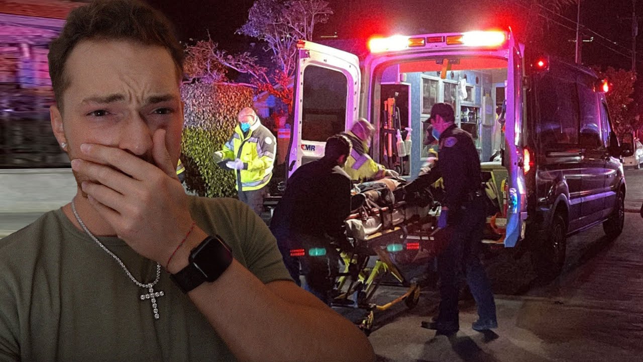 He crashed..