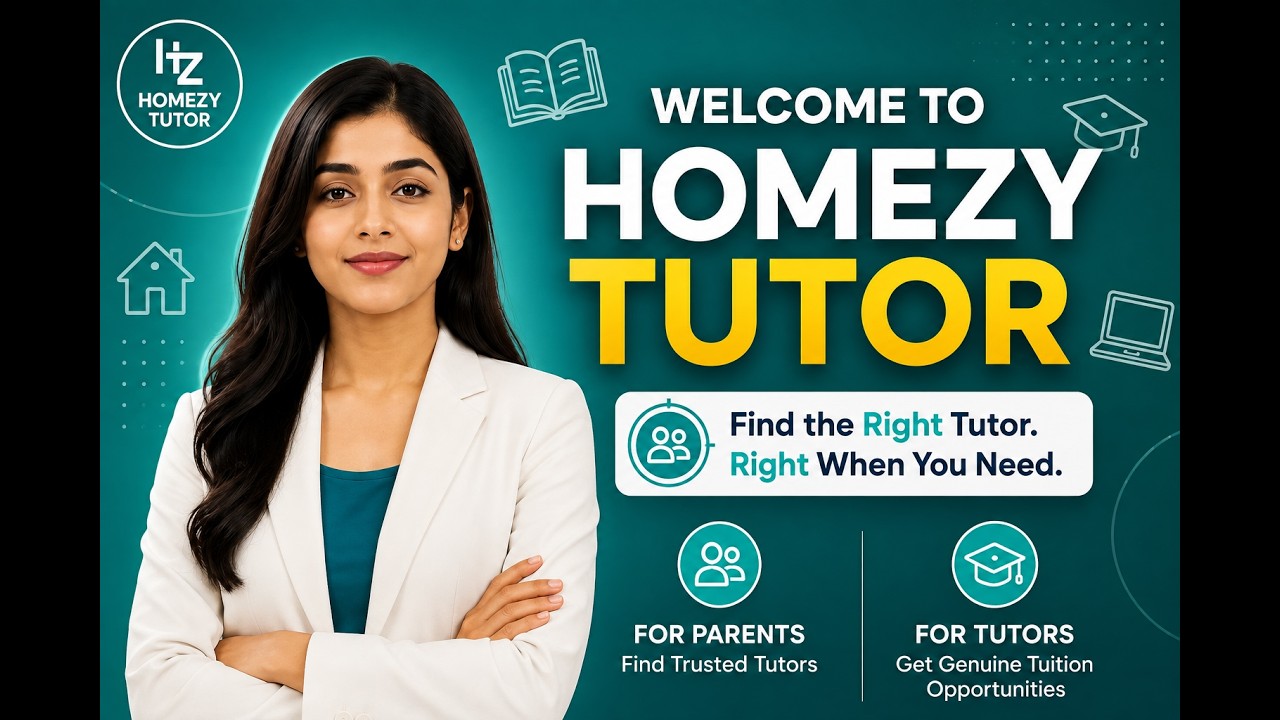 Welcome to HomezyTutor | Find Home Tutors & Online Tutors Across India