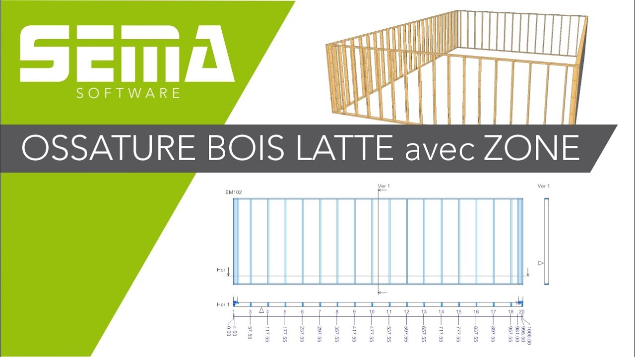 Paroi ossature bois dans SEMA