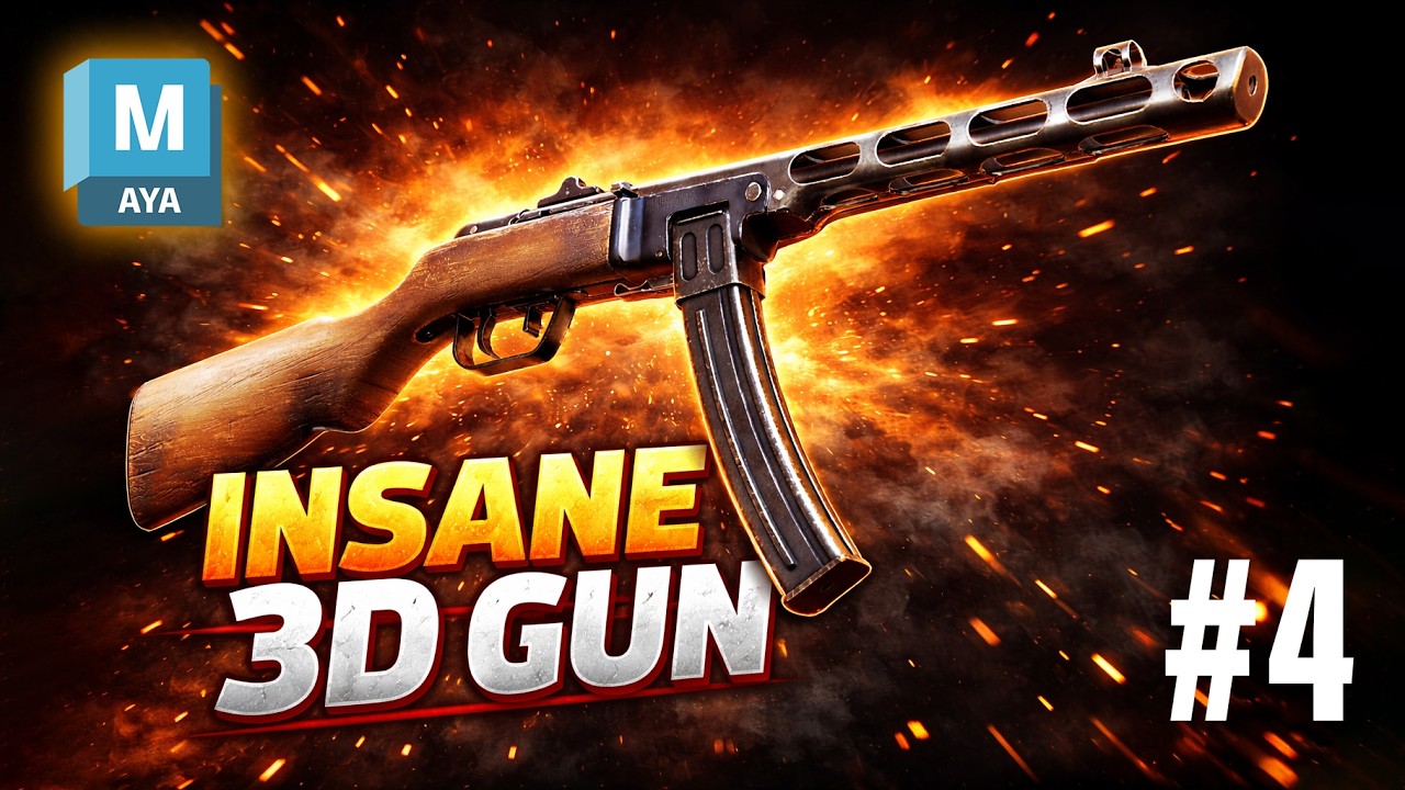 Trigger | Gun Modeling | Basic to Advance |Autodesk Maya | Part - 4