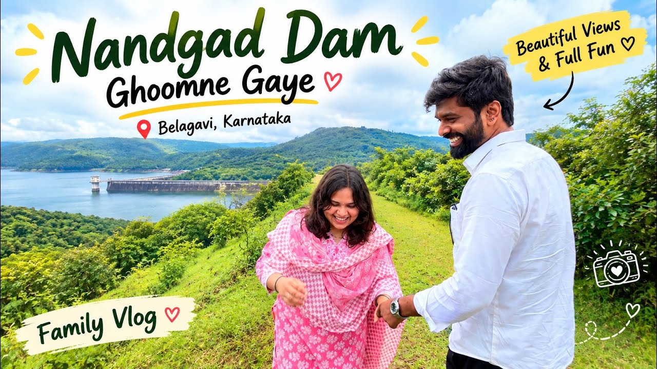 Karnataka Ka Hidden Beautiful Place 😍 | Nandgad Dam Trip | Travel Vlog