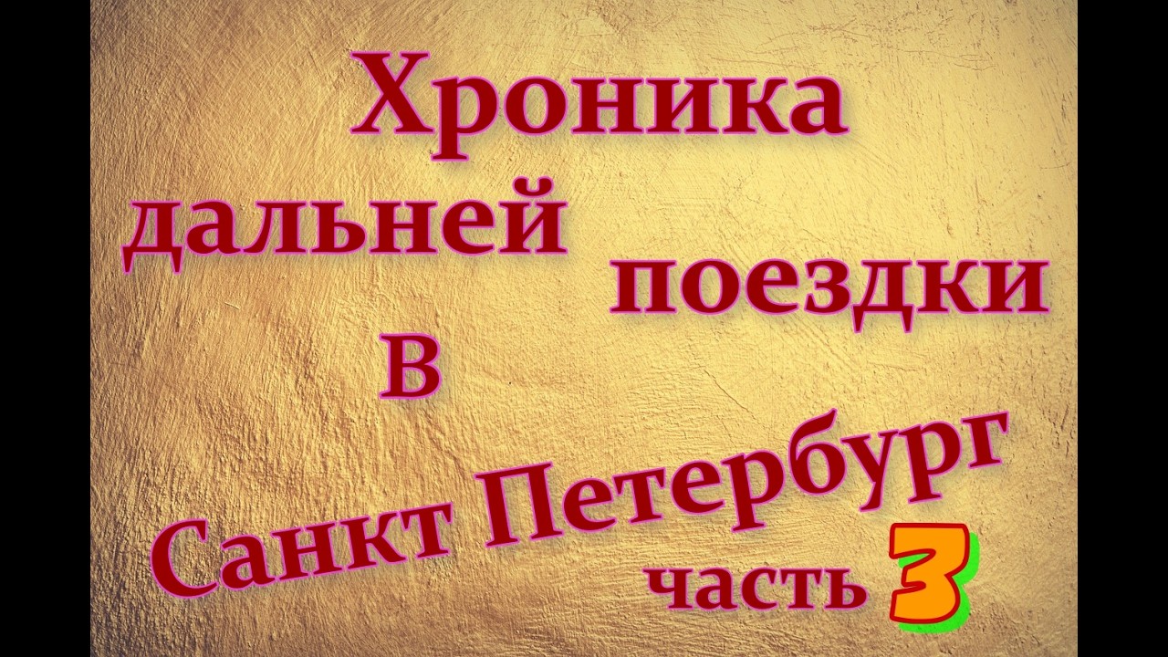Хроника большой поездки в Санкт Петербург. В обратный путь, небольшой отчет . 3 часть