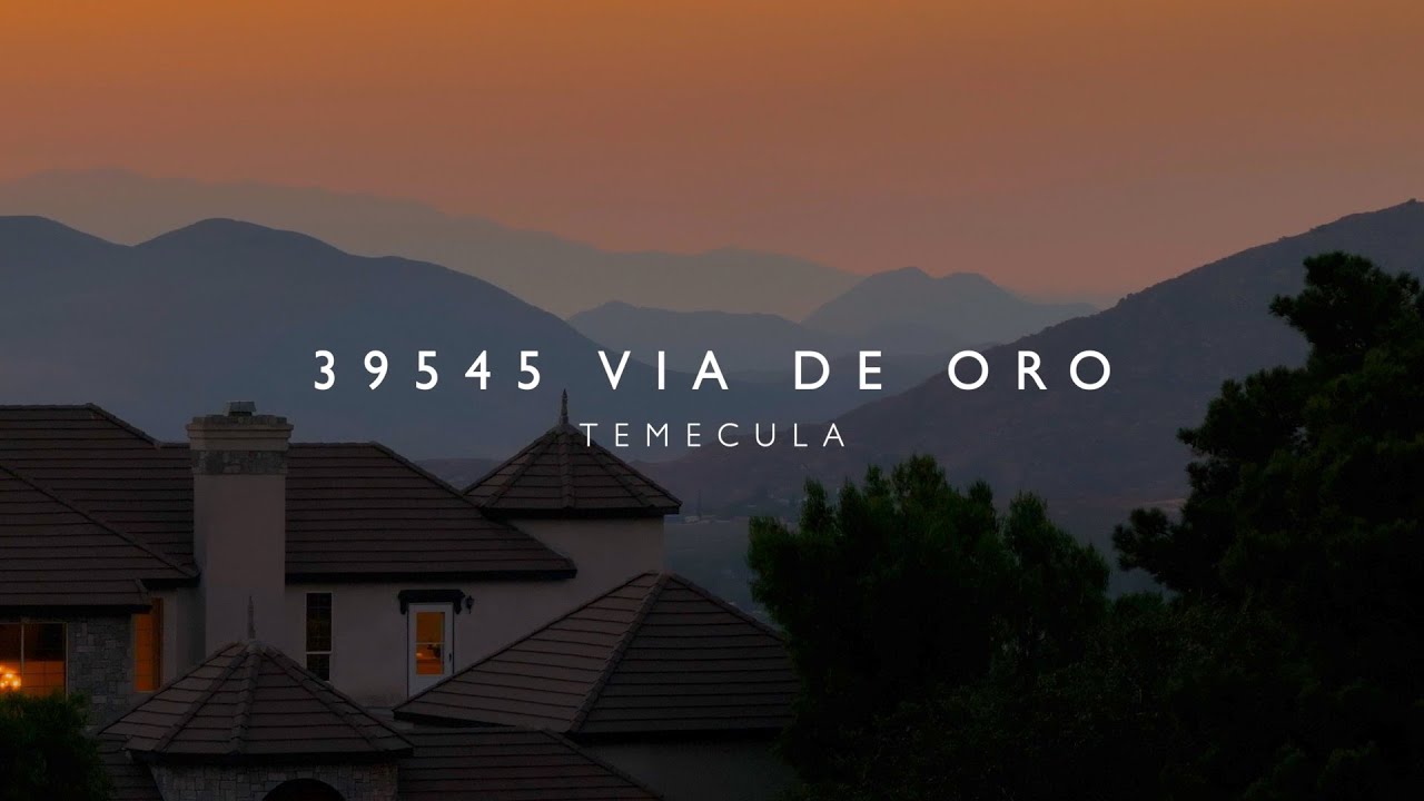 Video Tour | 39545 Via De Oro Temecula | Real Estate Tour | Calilookbook | Sony A1 & Mavic 3