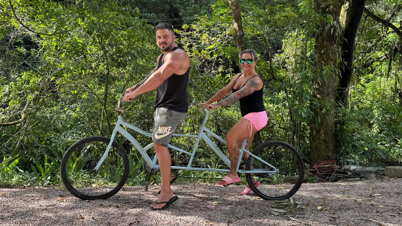 ANDEI COM A FRAN NA BIKE DE DUAS PESSOAS. Thiago velho