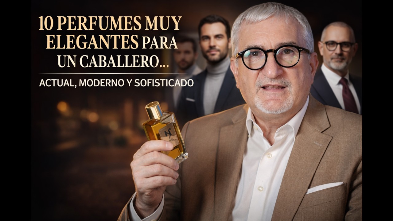 10 PERFUMES MUY ELEGANTES PARA UN CABALLERO... ACTUAL, MODERNO Y SOFISTICADO