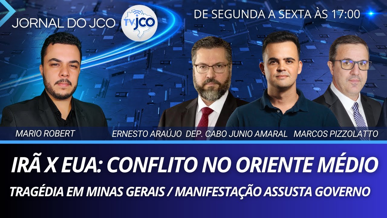 IRÃ X EUA: CONFLITO NO ORIENTE MÉDIO / TRAGÉDIA EM MINAS GERAIS / MANIFESTAÇÃO ASSUSTA GOVERNO