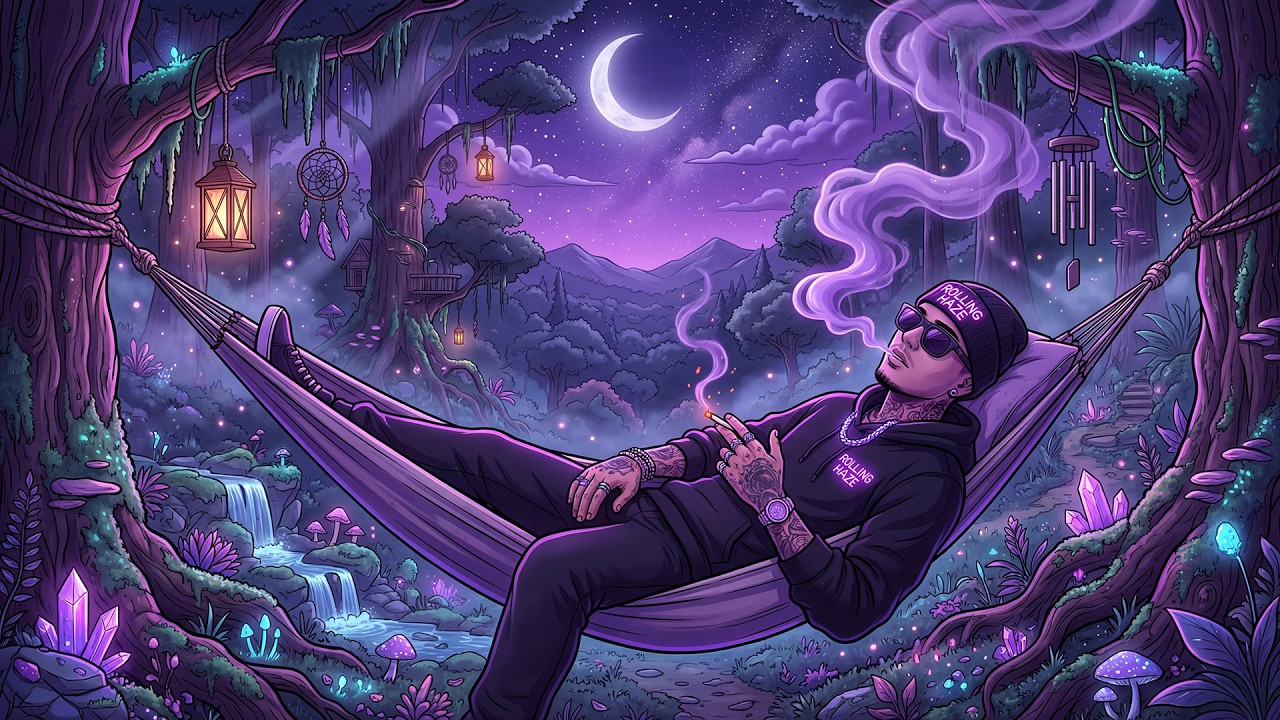 "Mystic Forest Haze" Playlist — 420 Vibe Music | Chill Rap • Bluesy Hip-Hop • Stoner Mood
