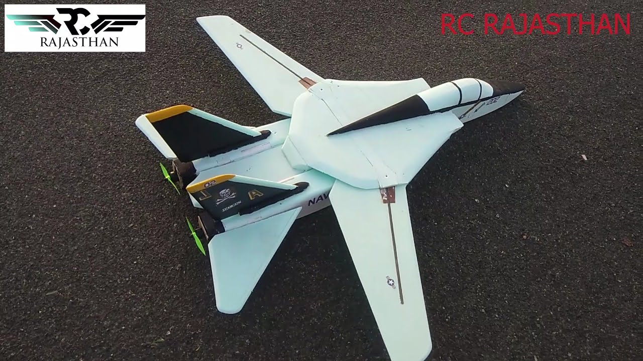 F14 TOMCAT RC PLANE COMPLETE BUILD .