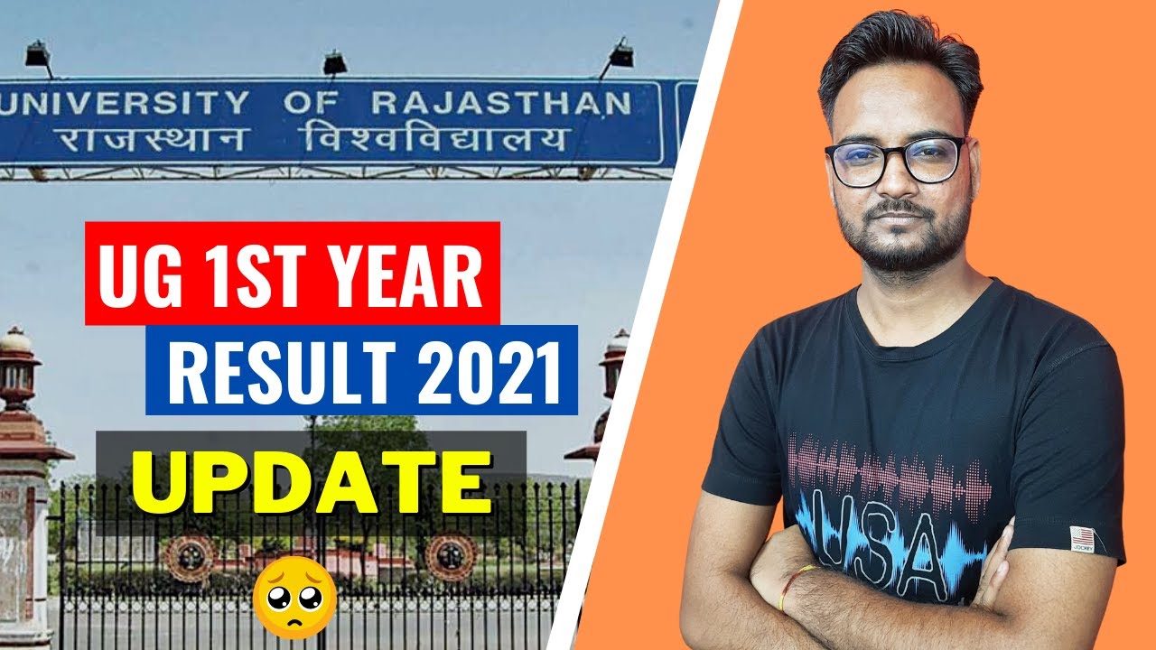 Rajasthan University UG 1st Year Result 2021 | Regular/Non-College | Latest News | B.A/B.Sc/B.Com