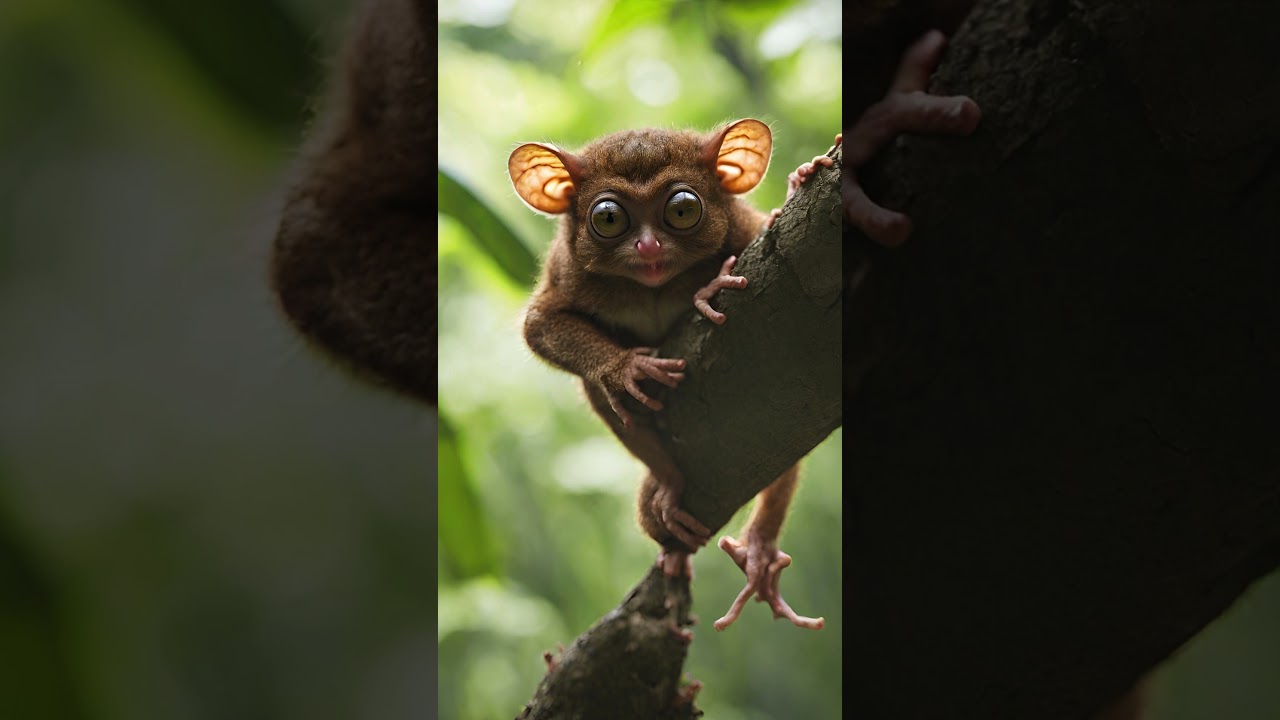 Tarsier, pint-sized, big-eyed wonders! 🤩