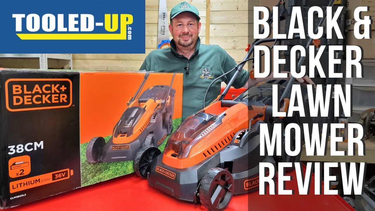 First impressions! Black & Decker cordless battery lawn mower review + instructions set up and use